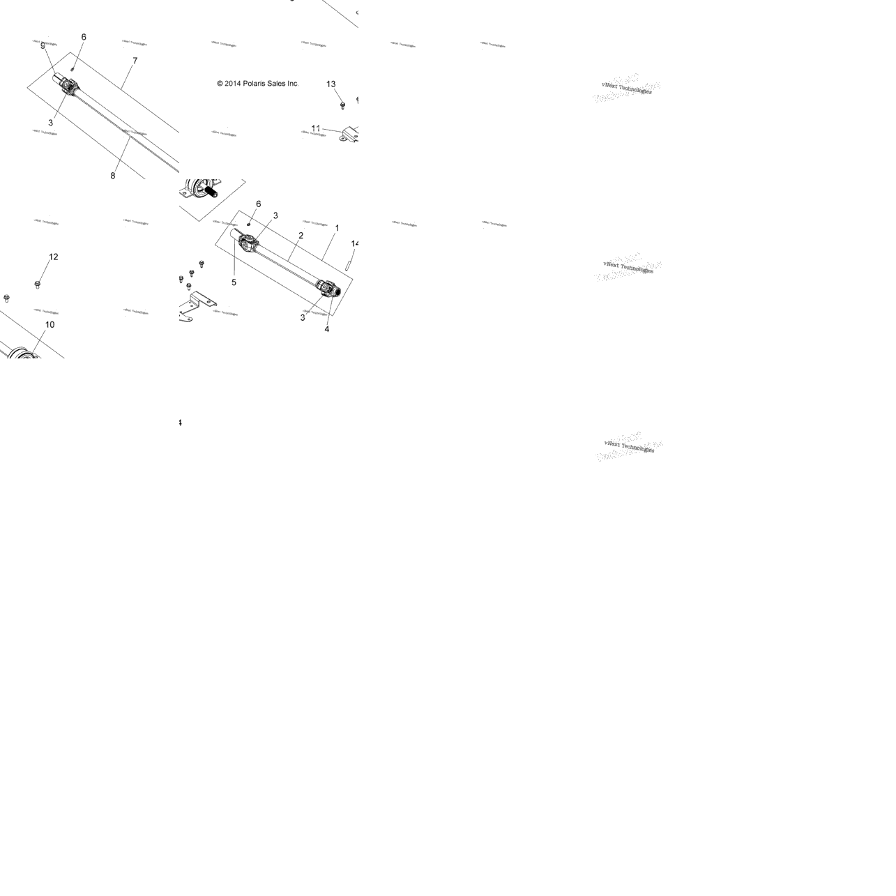 Drive Train, Front Prop Shaft