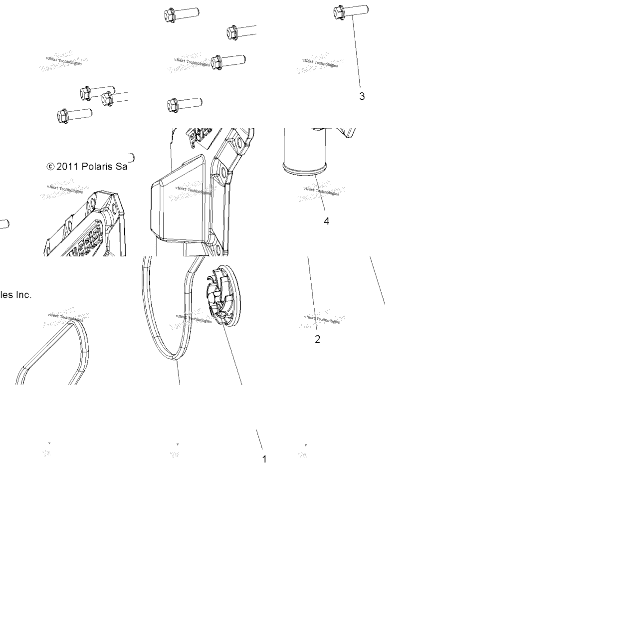 Engine, Waterpump Impeller And Cover