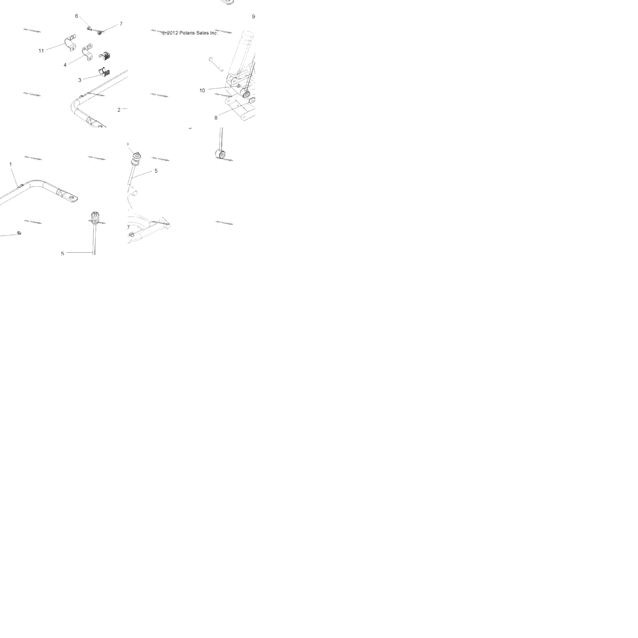Suspension, Stabilizer Bar, Rear