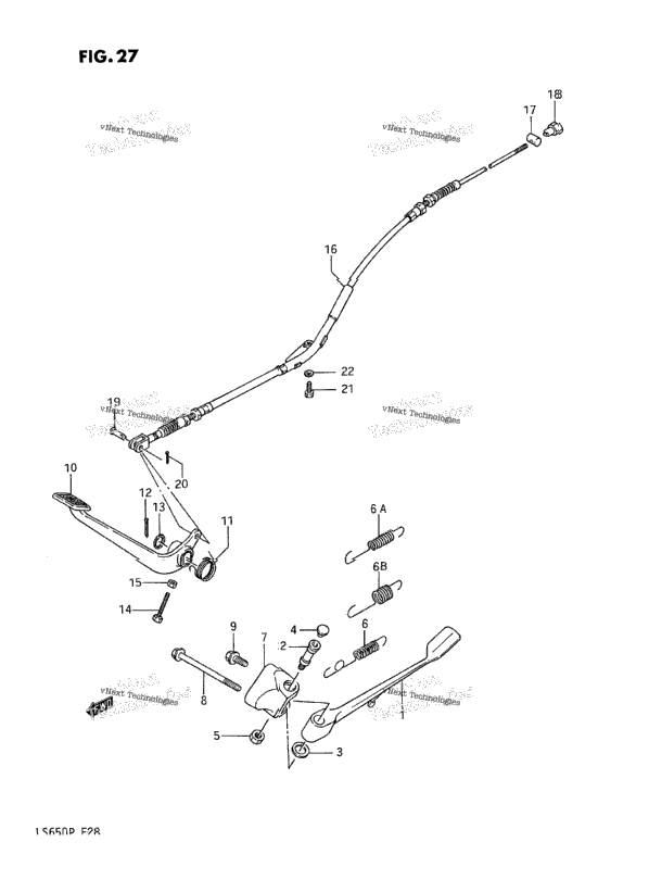 Prop Stand - Rear Brake