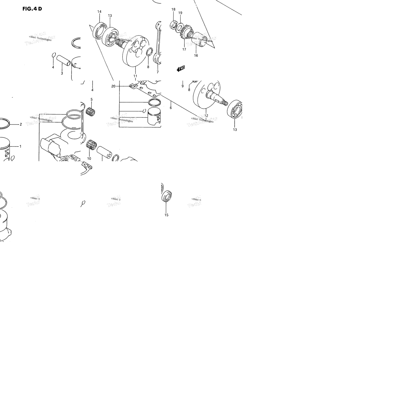 Crankshaft (Model M/N/P/R/S)