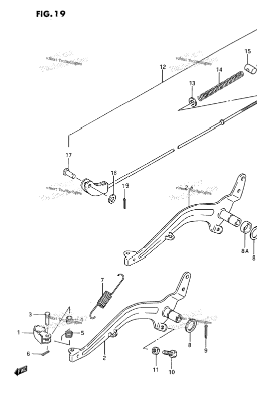 Rear Brake (Model G/H/J/K)