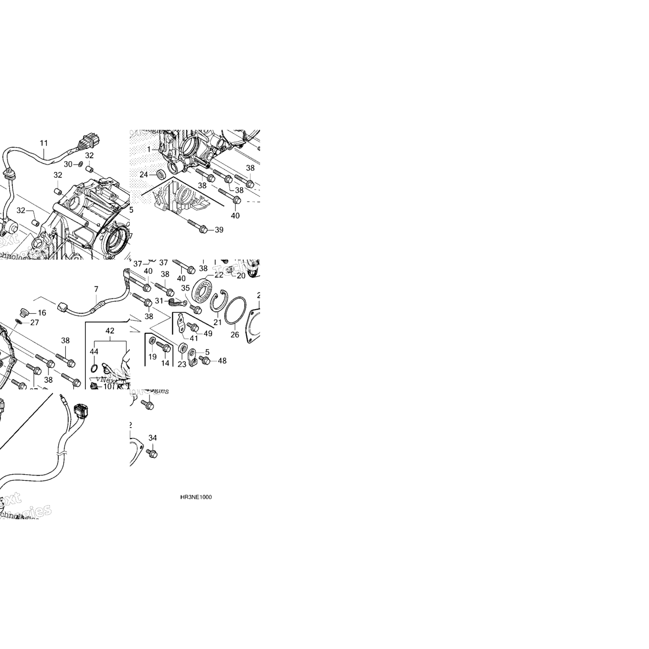 Rear Crankcase Cover