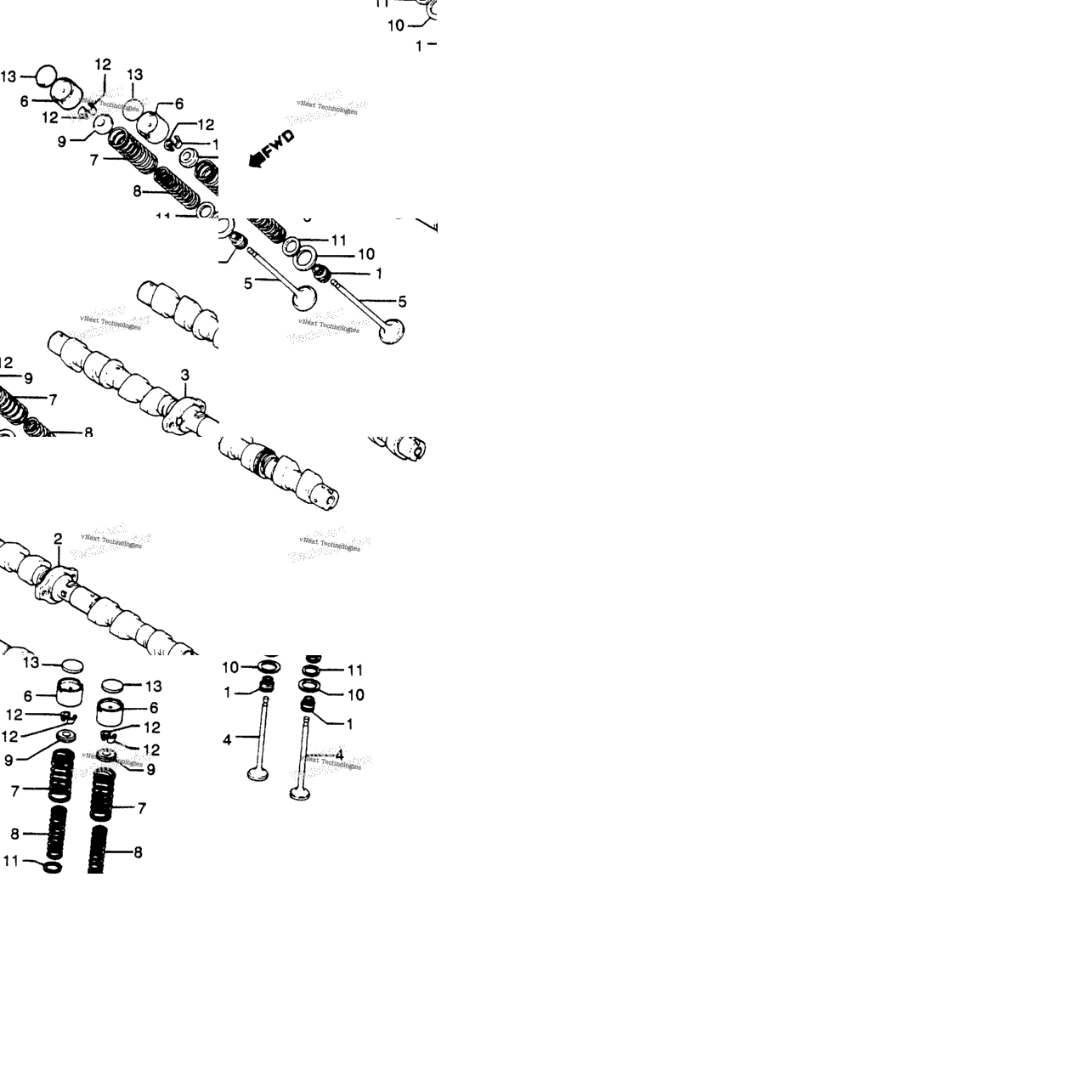 Camshaft + Valve