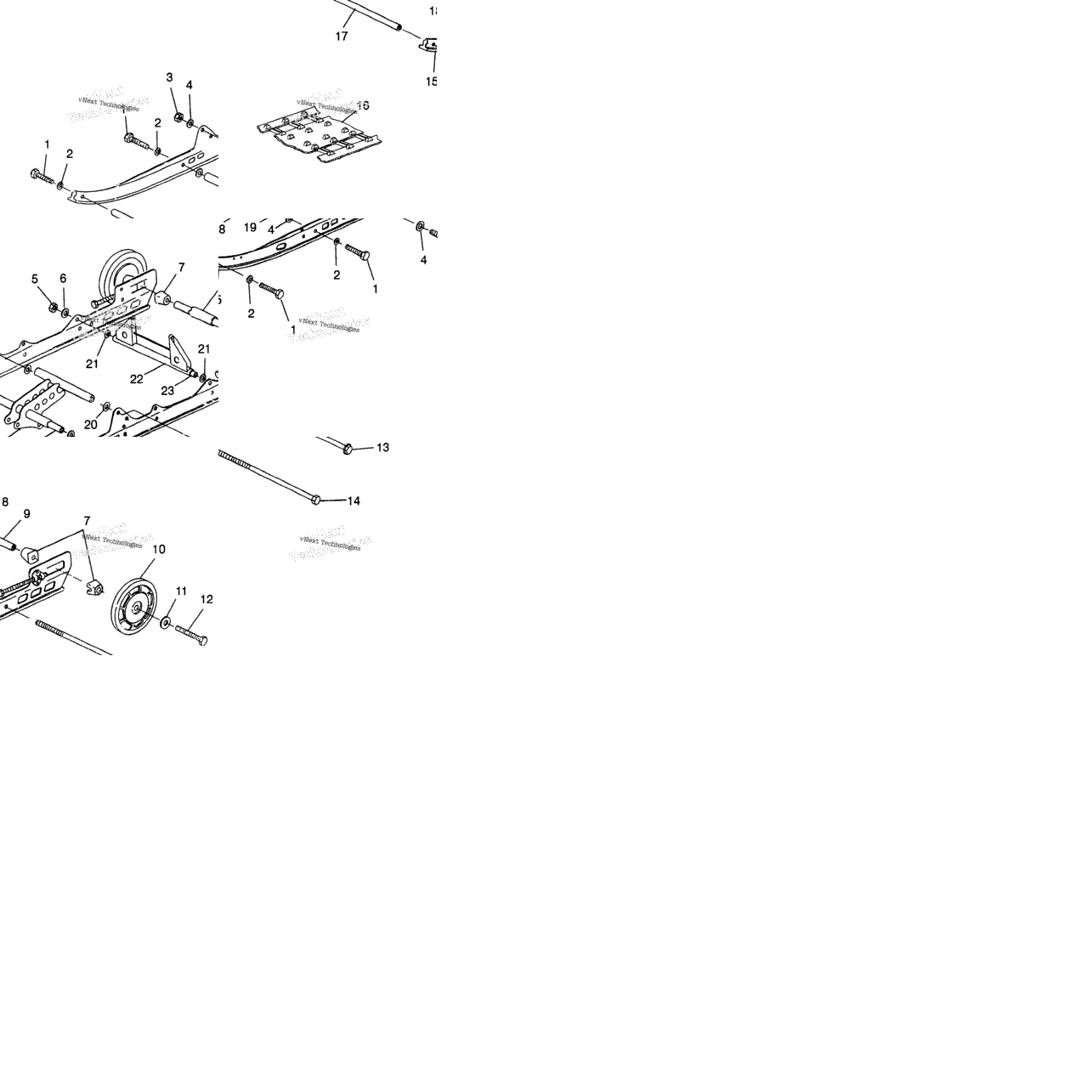 Suspension 0980443 (4942054205B009)