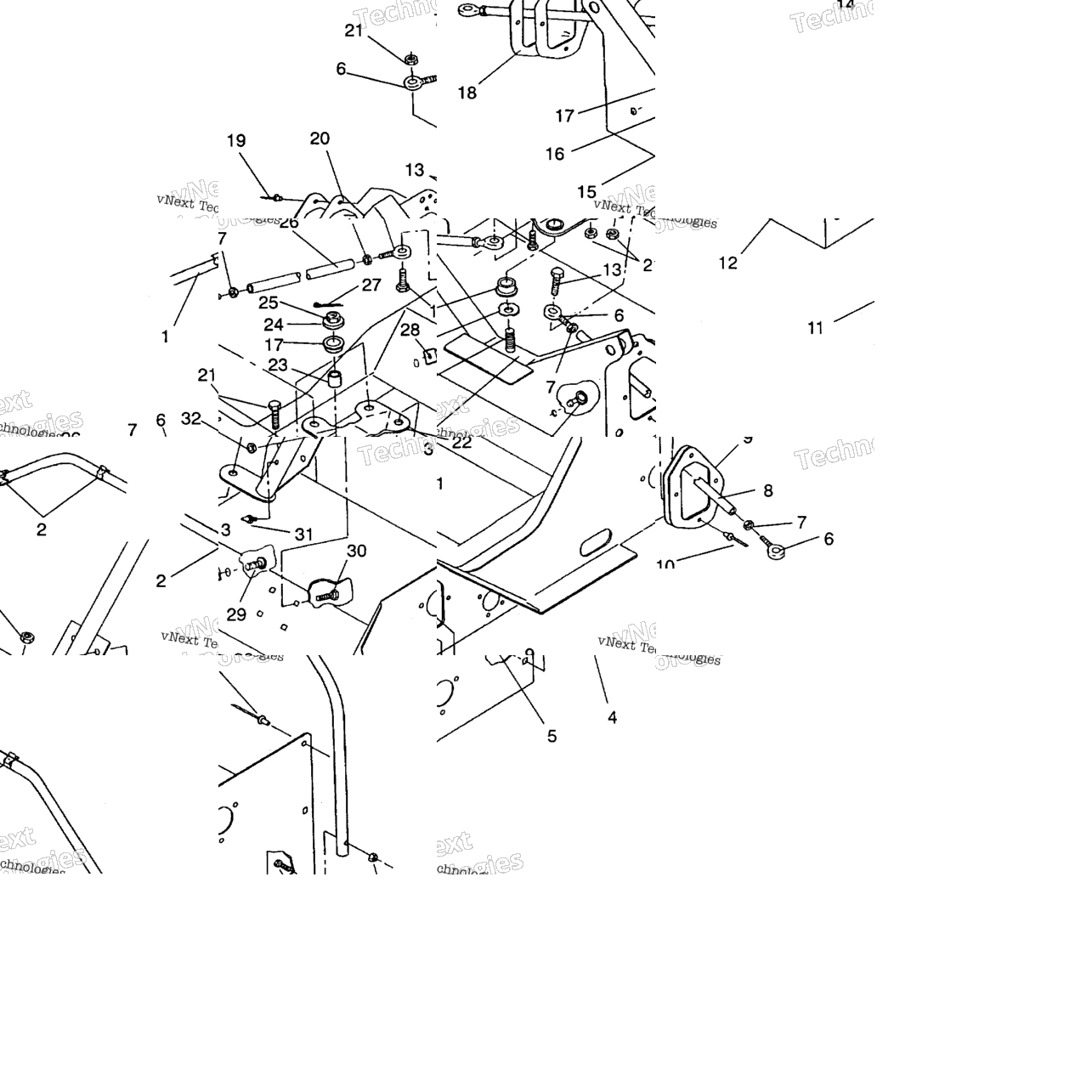 Steering Assembly Trail/0930761 & Trail Deluxe