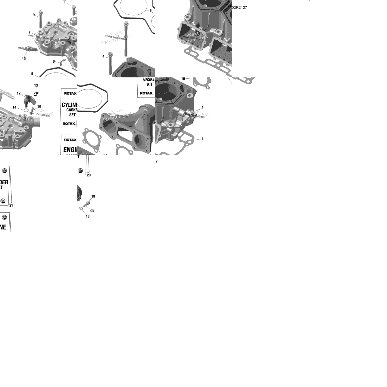 Rotax - Cylinder And Cylinder Head - Na
