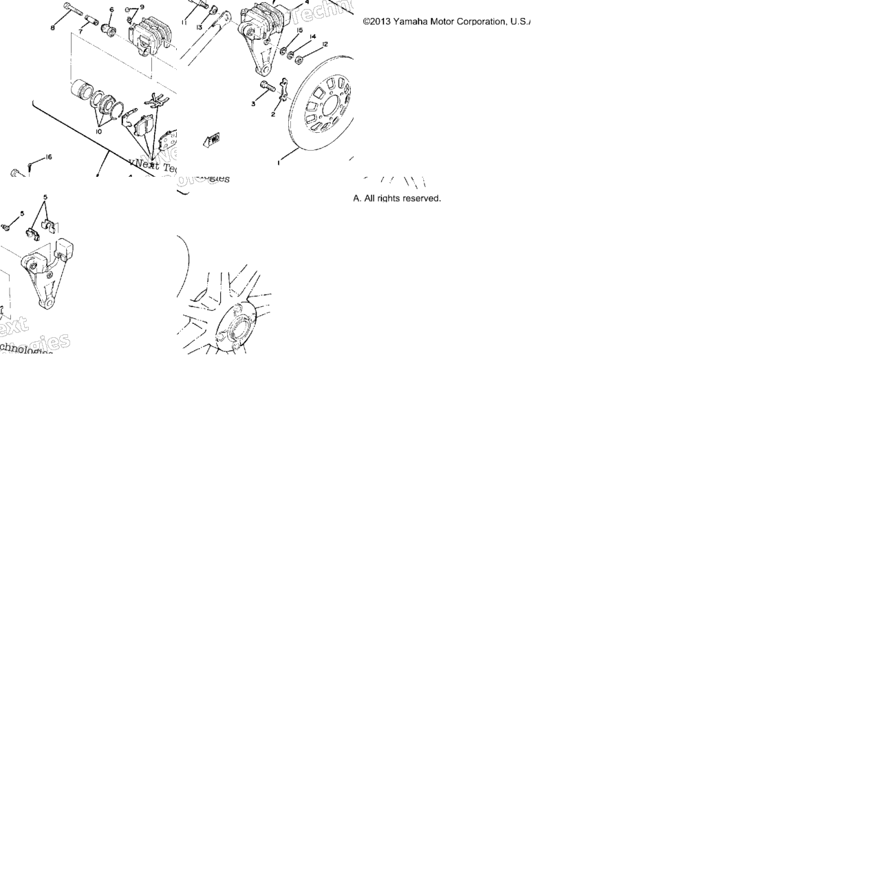 Rear Disc Brake - Caliper