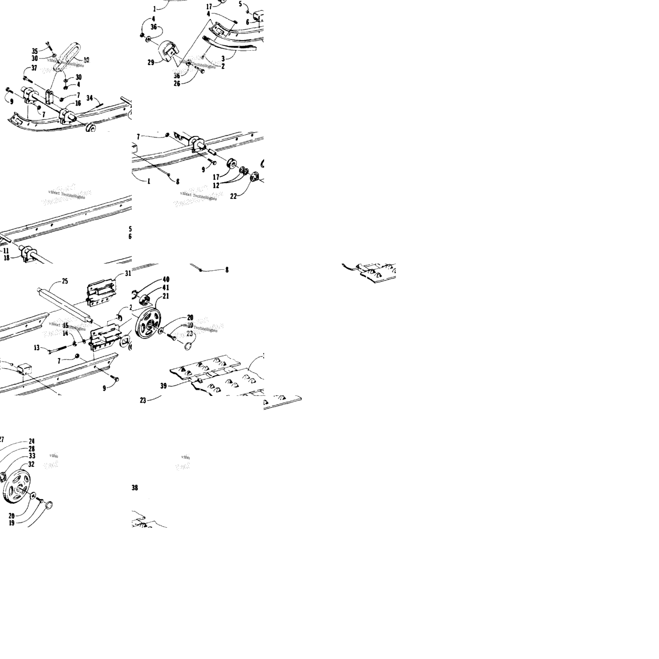Slide Rail And Track Assemblies