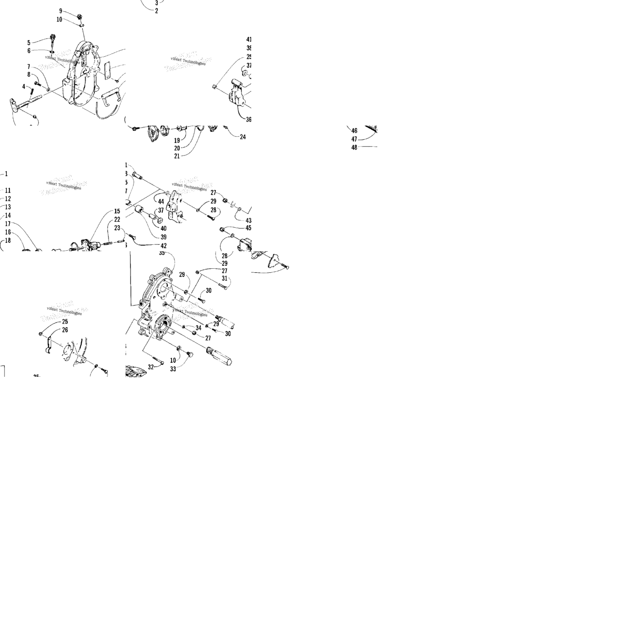 Dropcase And Chain Tension Assembly