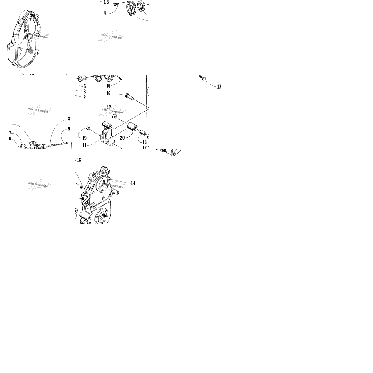 Dropcase Chain Tension Assembly