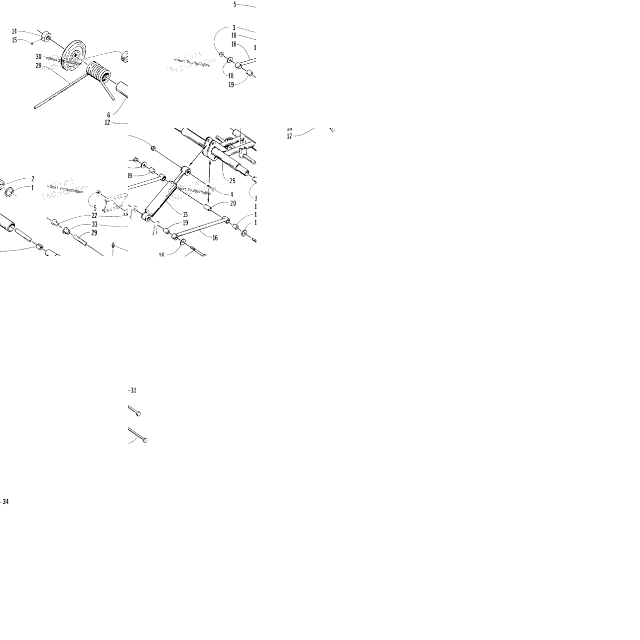 Rear Suspension Rear Arm Assembly