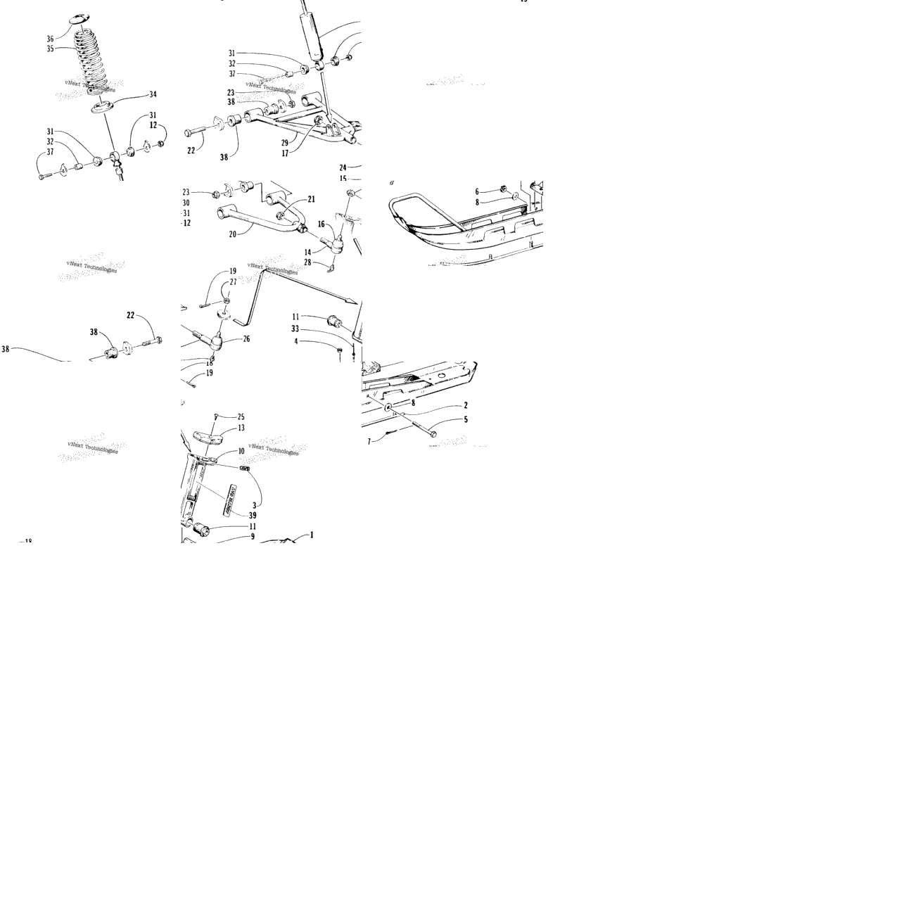 Ski And Front Suspension