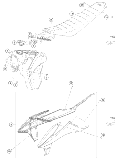 Tank, Seat