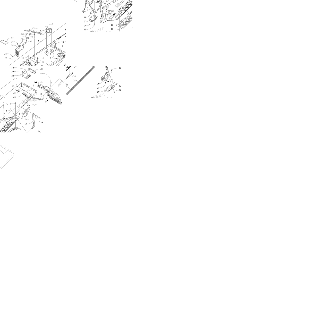 Tunnel And Snowflap Assembly