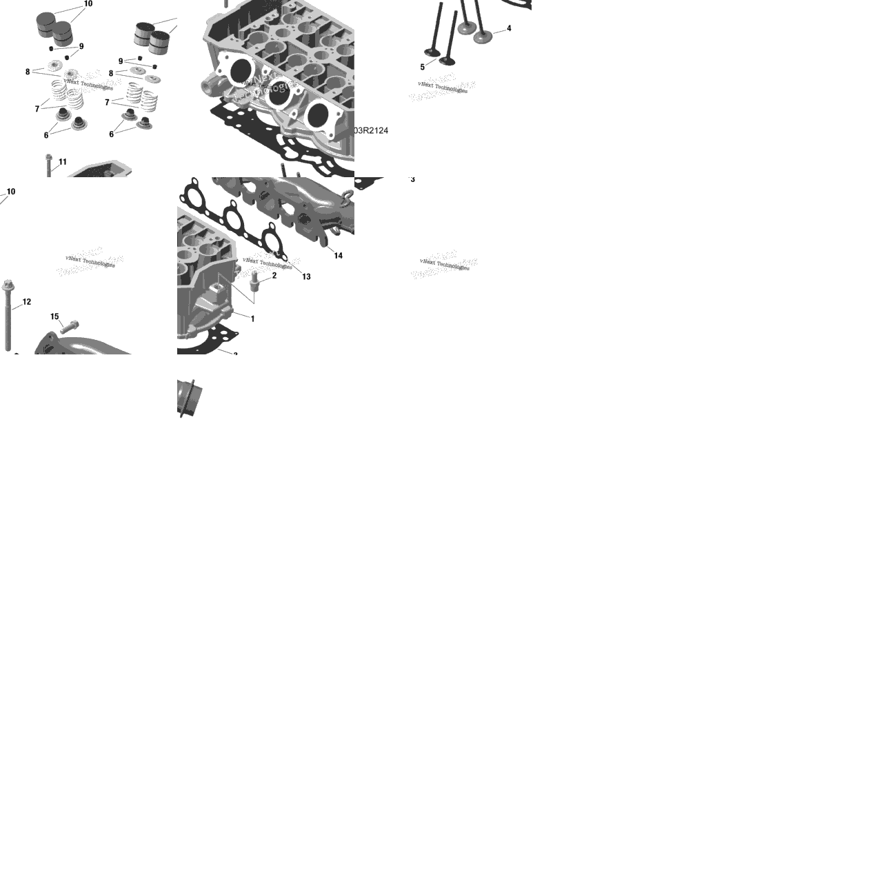 Rotax - Cylinder Head And Exhaust Manifold