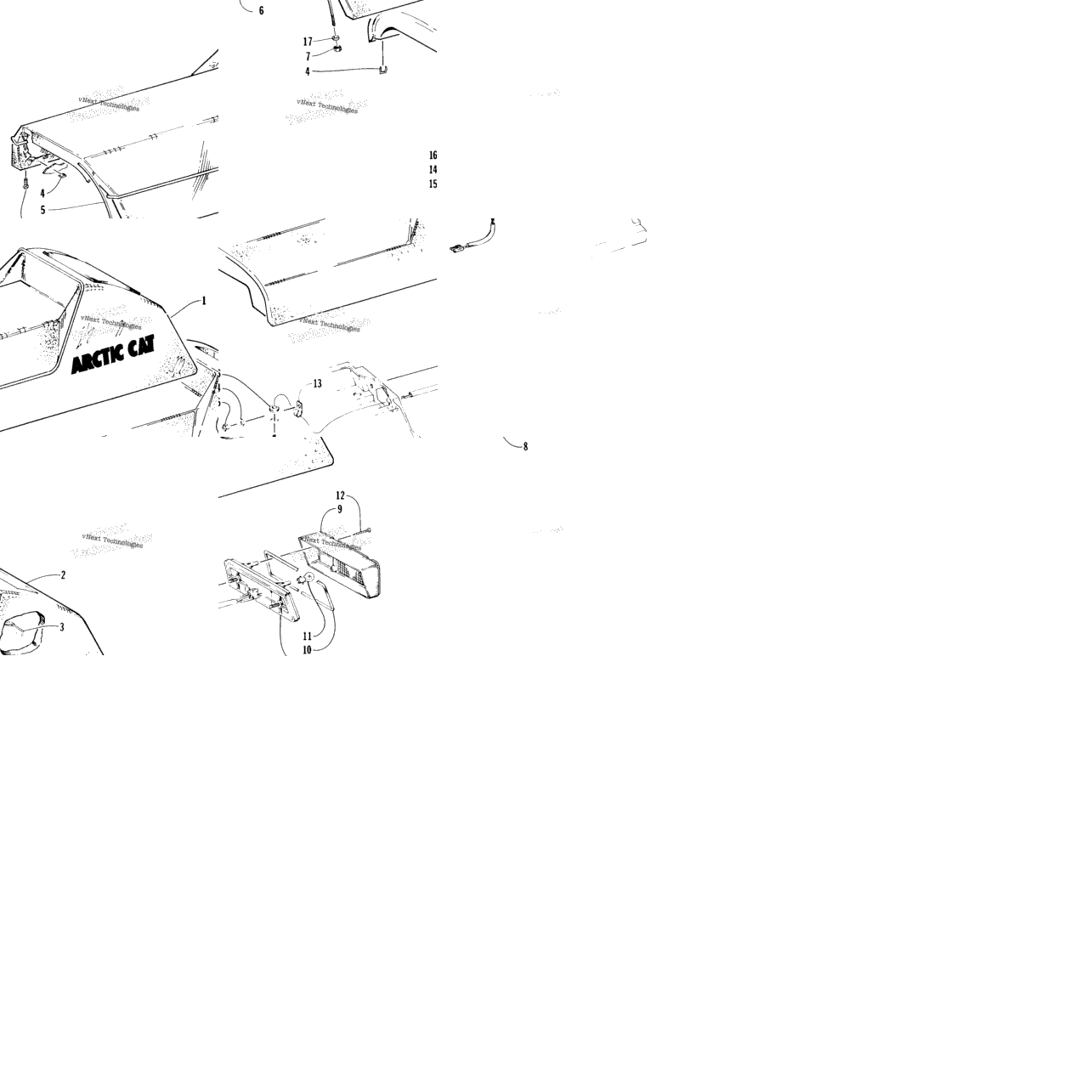 Seat And Taillight Assemblies