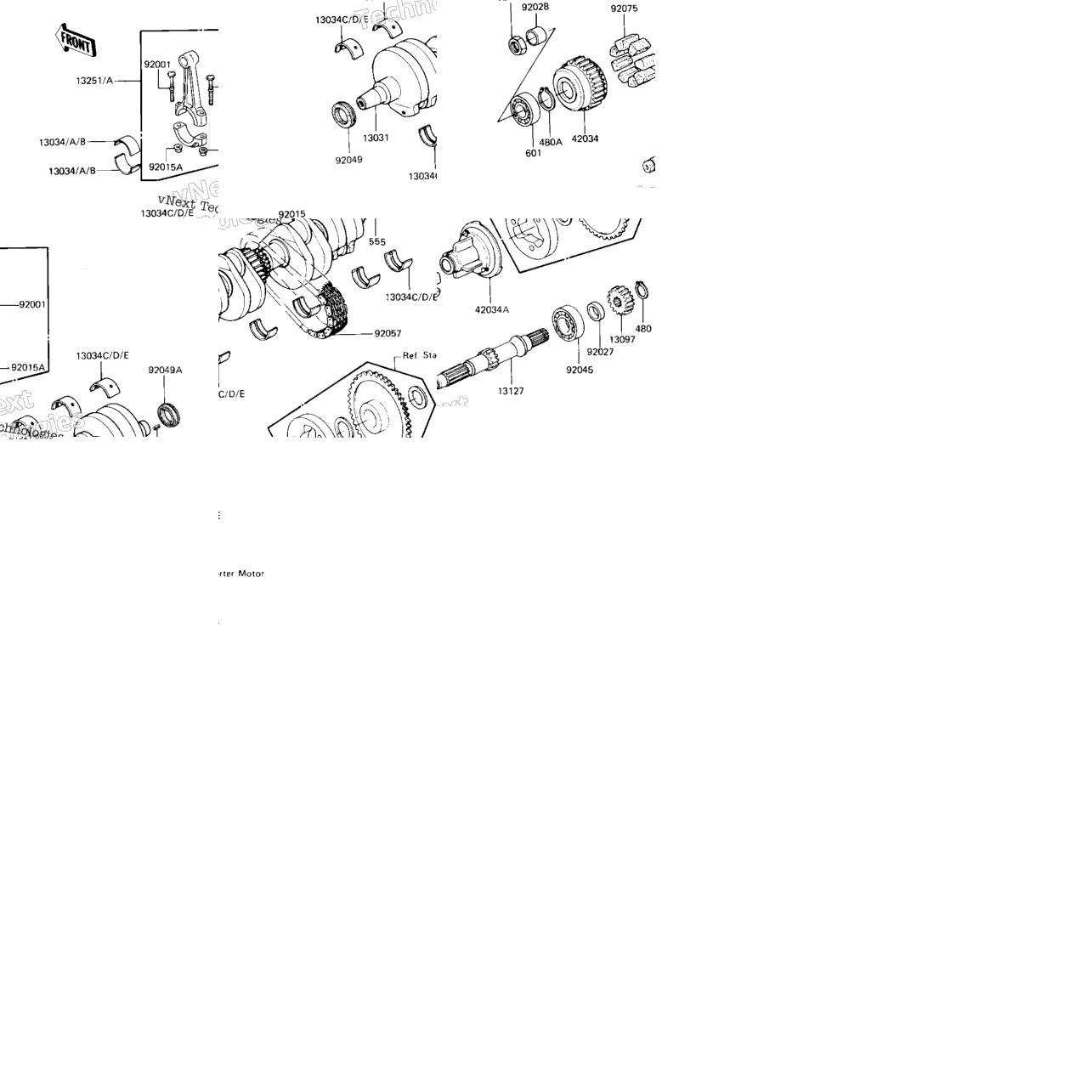 Crankshaft/Secondary Shaft