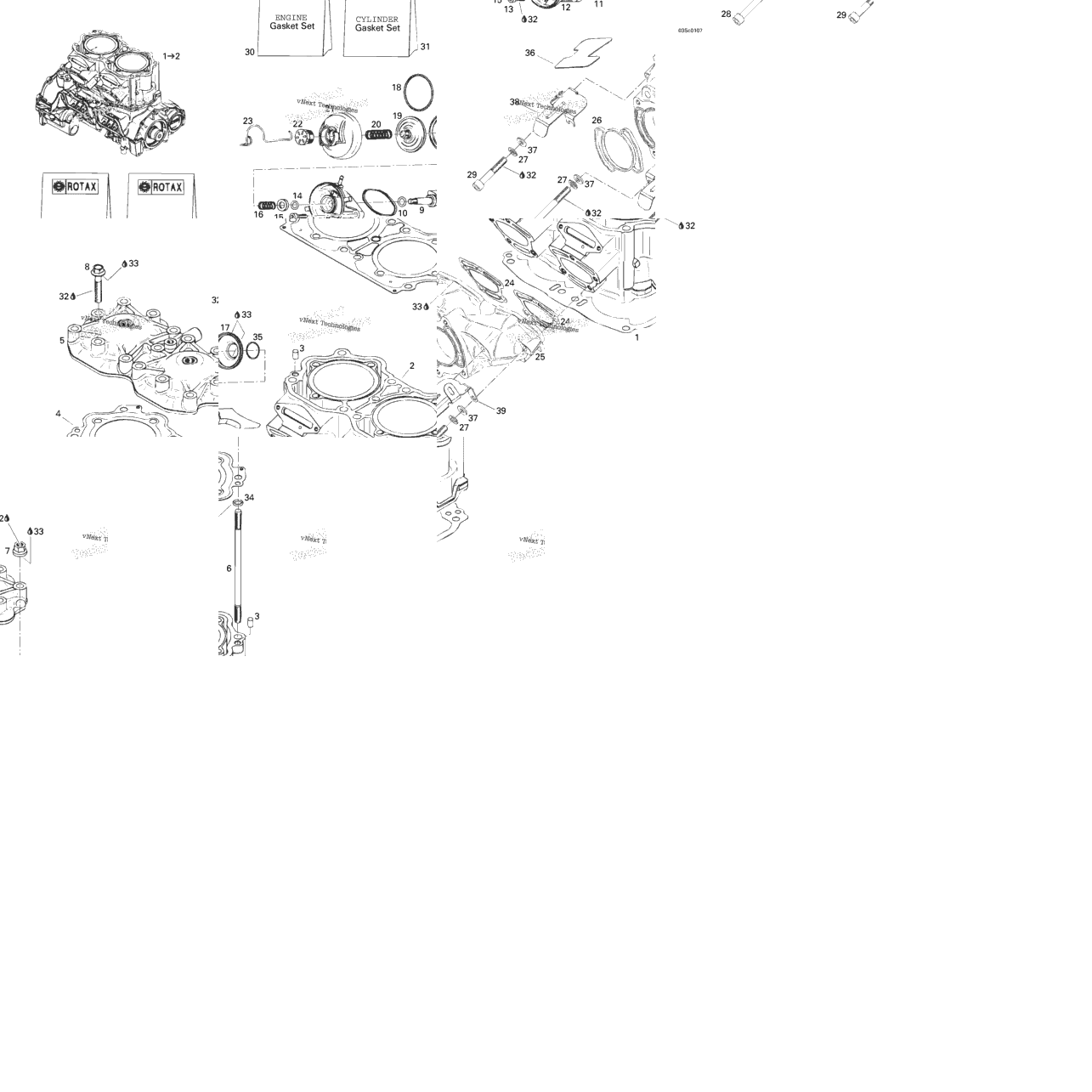 Cylinder, Exhaust Manifold