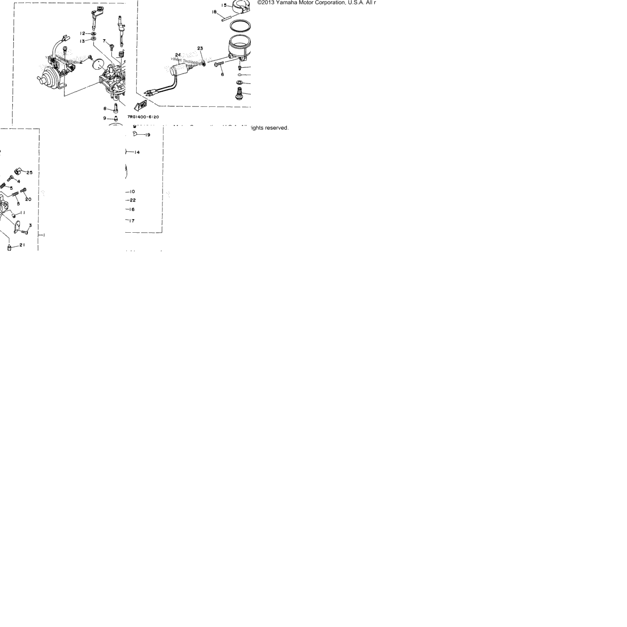 Carburetor 2 Ef Yg6600dex Auto Choke