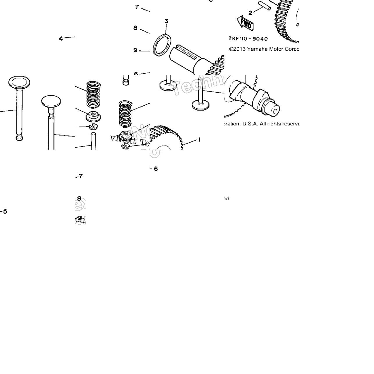 Camshaft - Valve