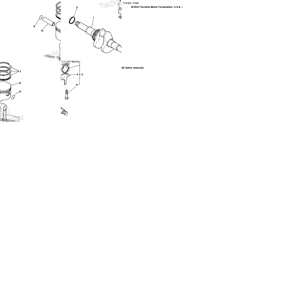 Crankshaft Piston Yp30t