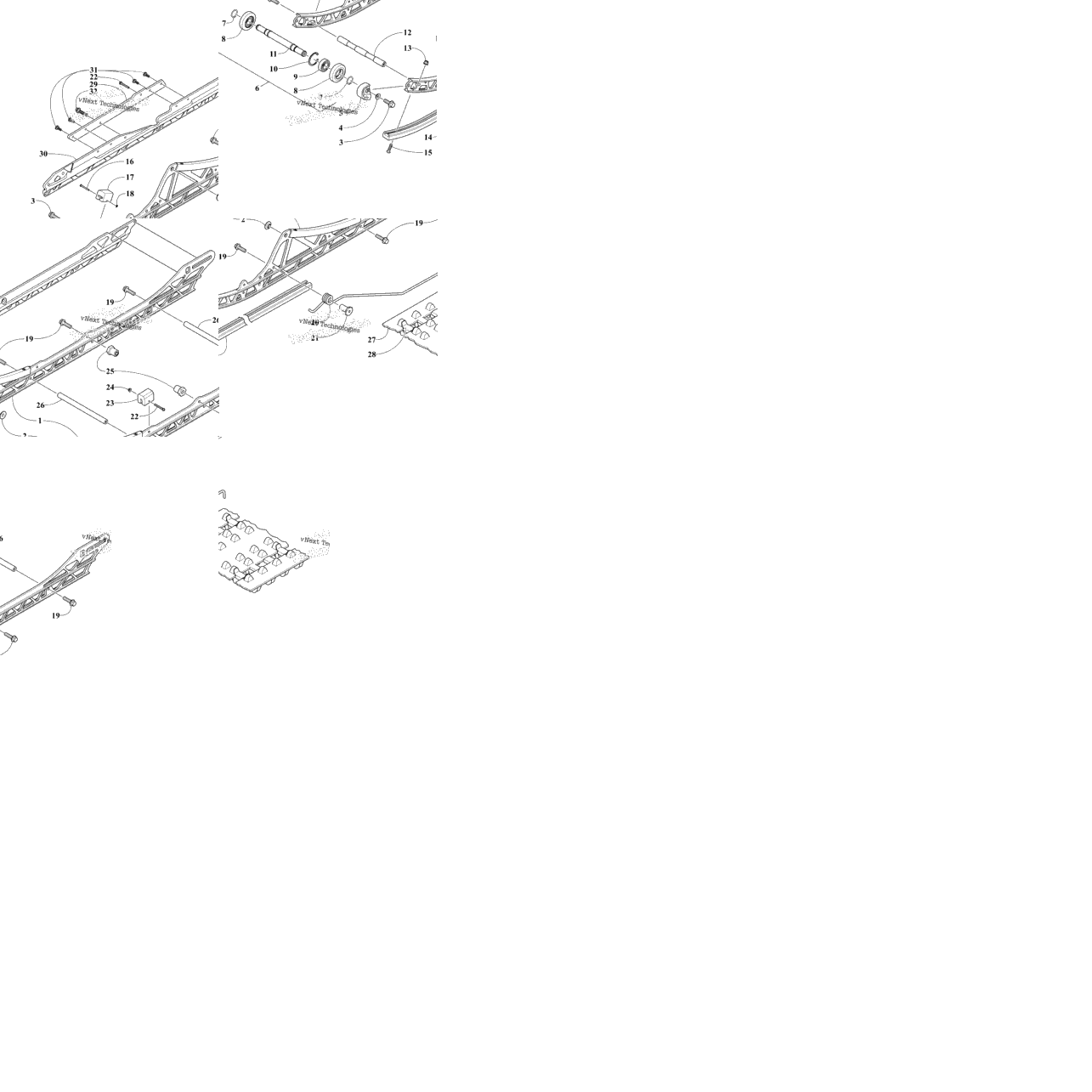 Slide Rail And Track Assembly