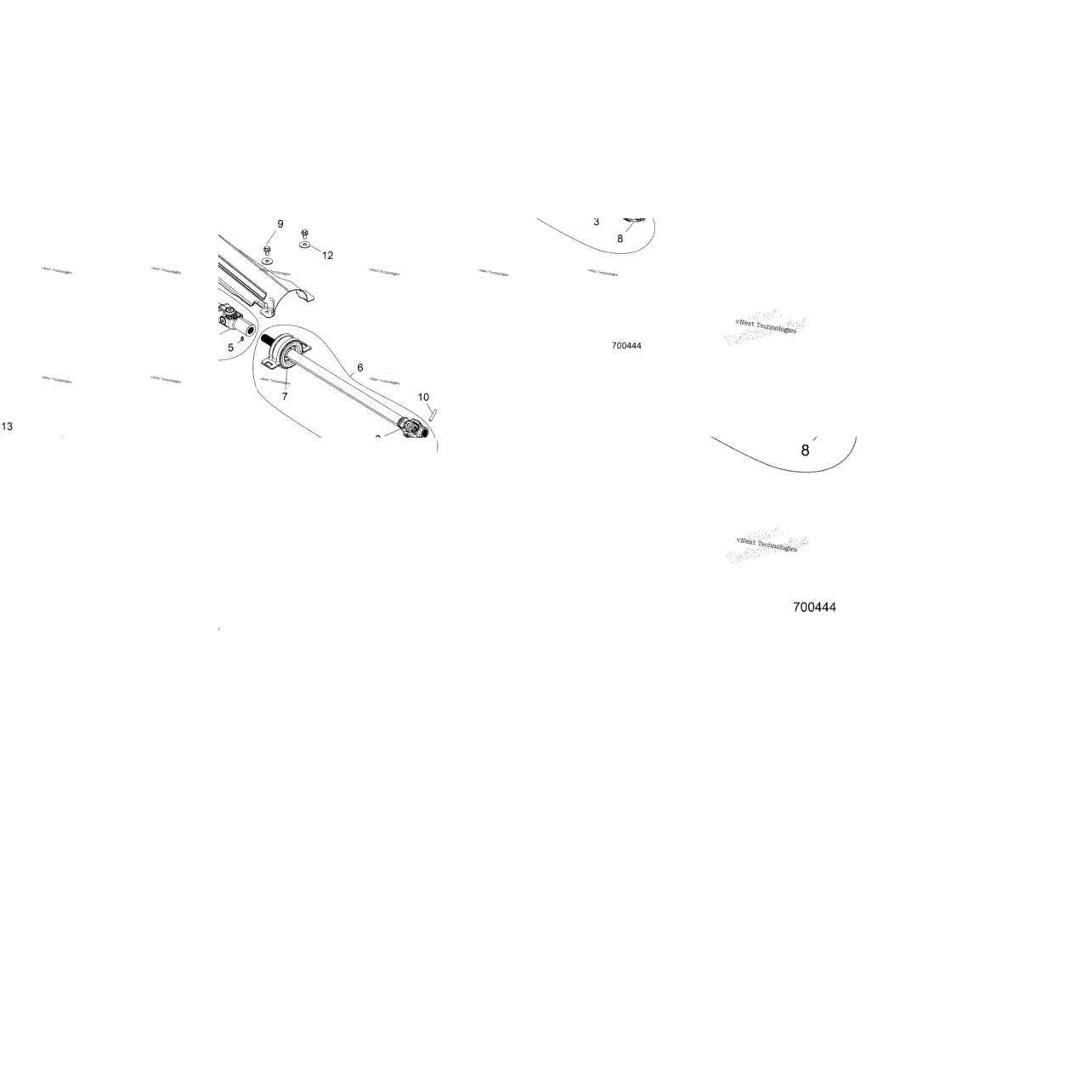 Drive Train, Front Prop Shaft