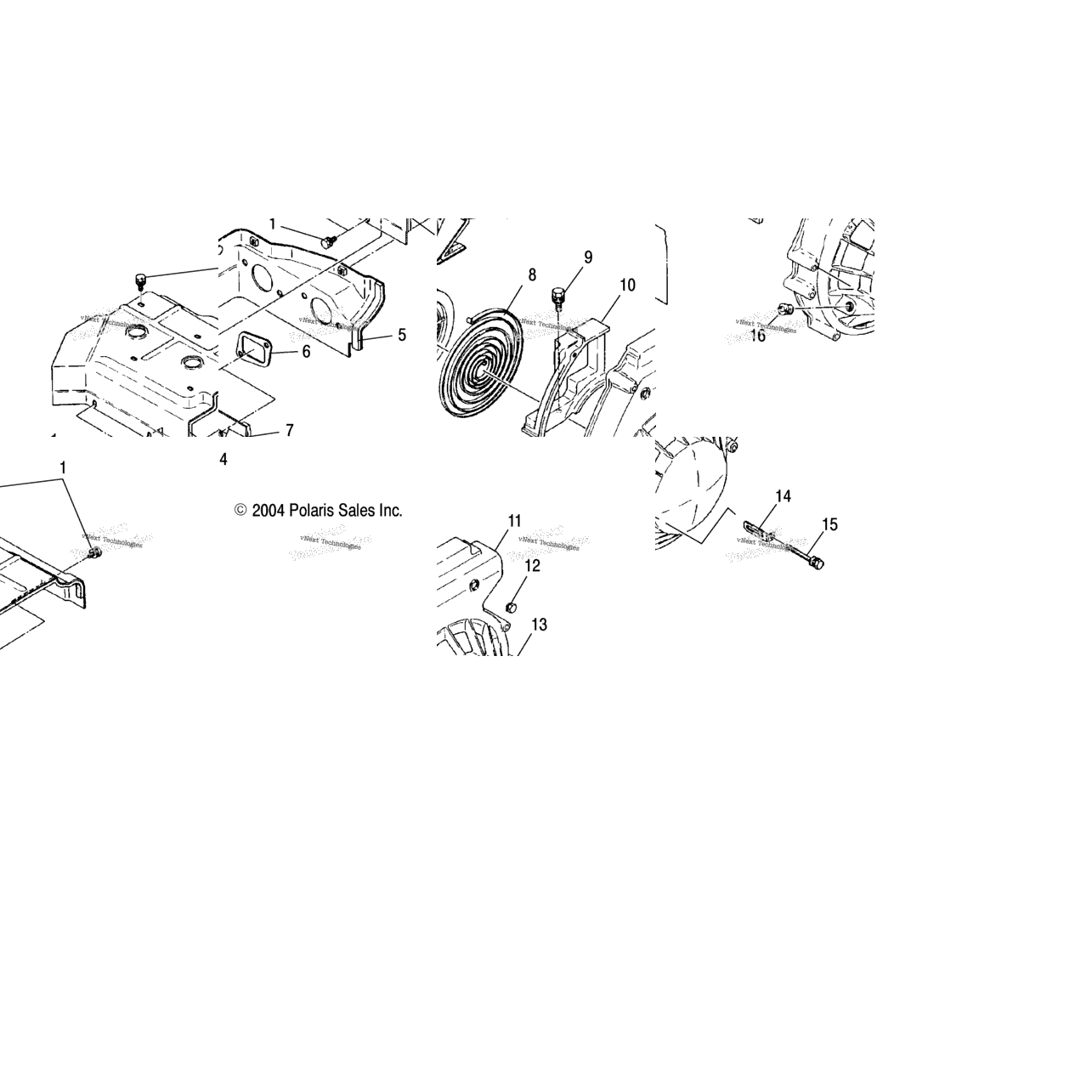 Blower Housing & Recoil Starter /Ae