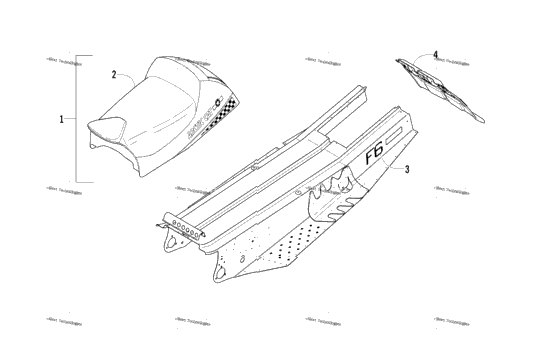 Seat, Tunnel, And Snowflap