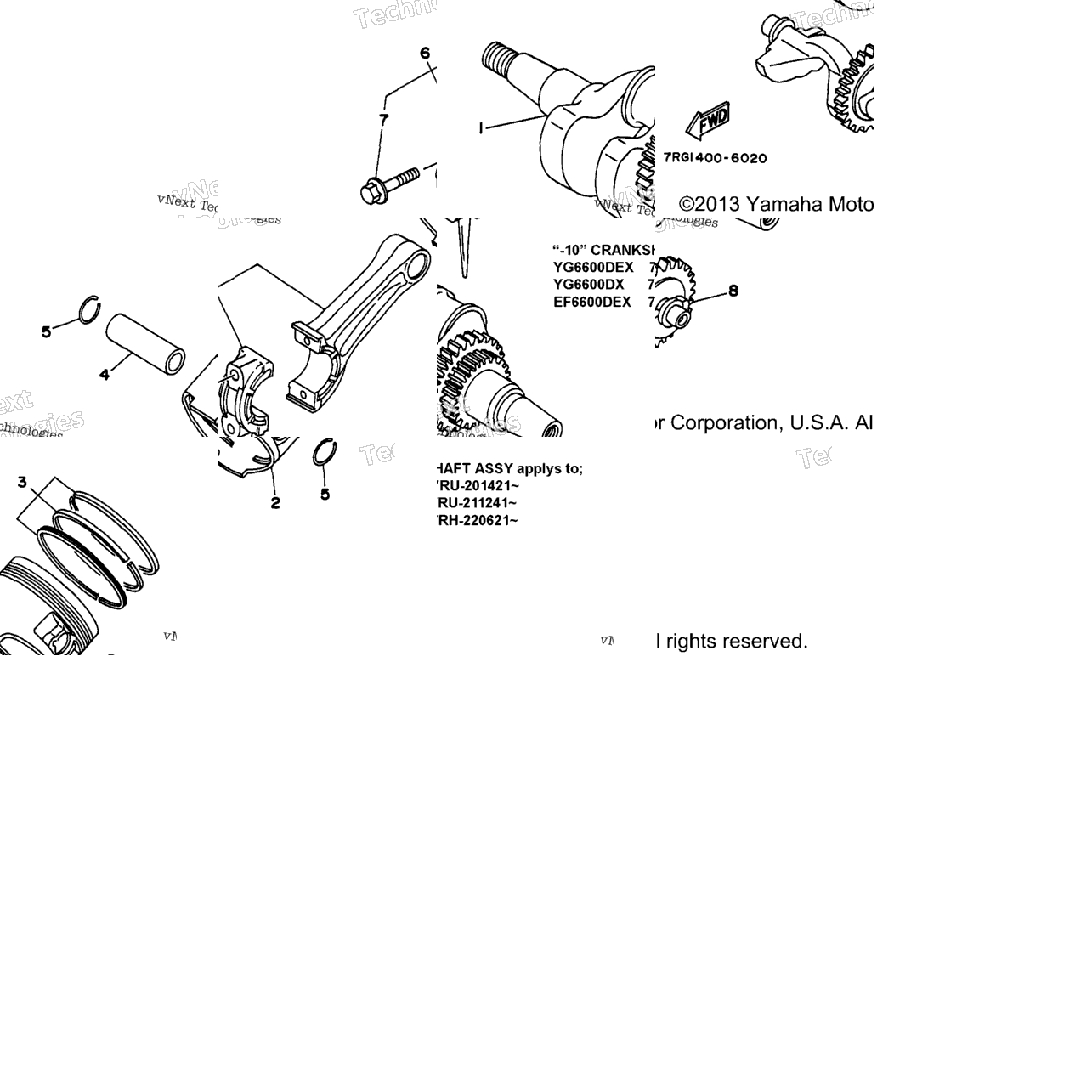 Crankshaft Piston All
