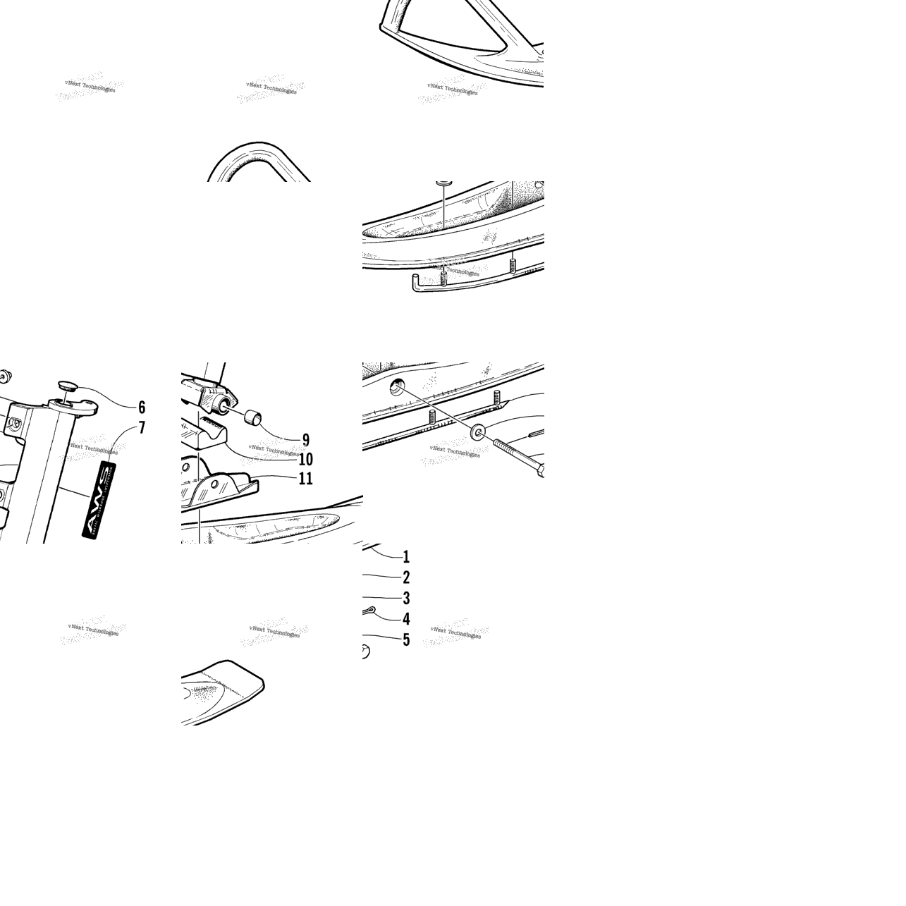 Ski And Spindle Assembly