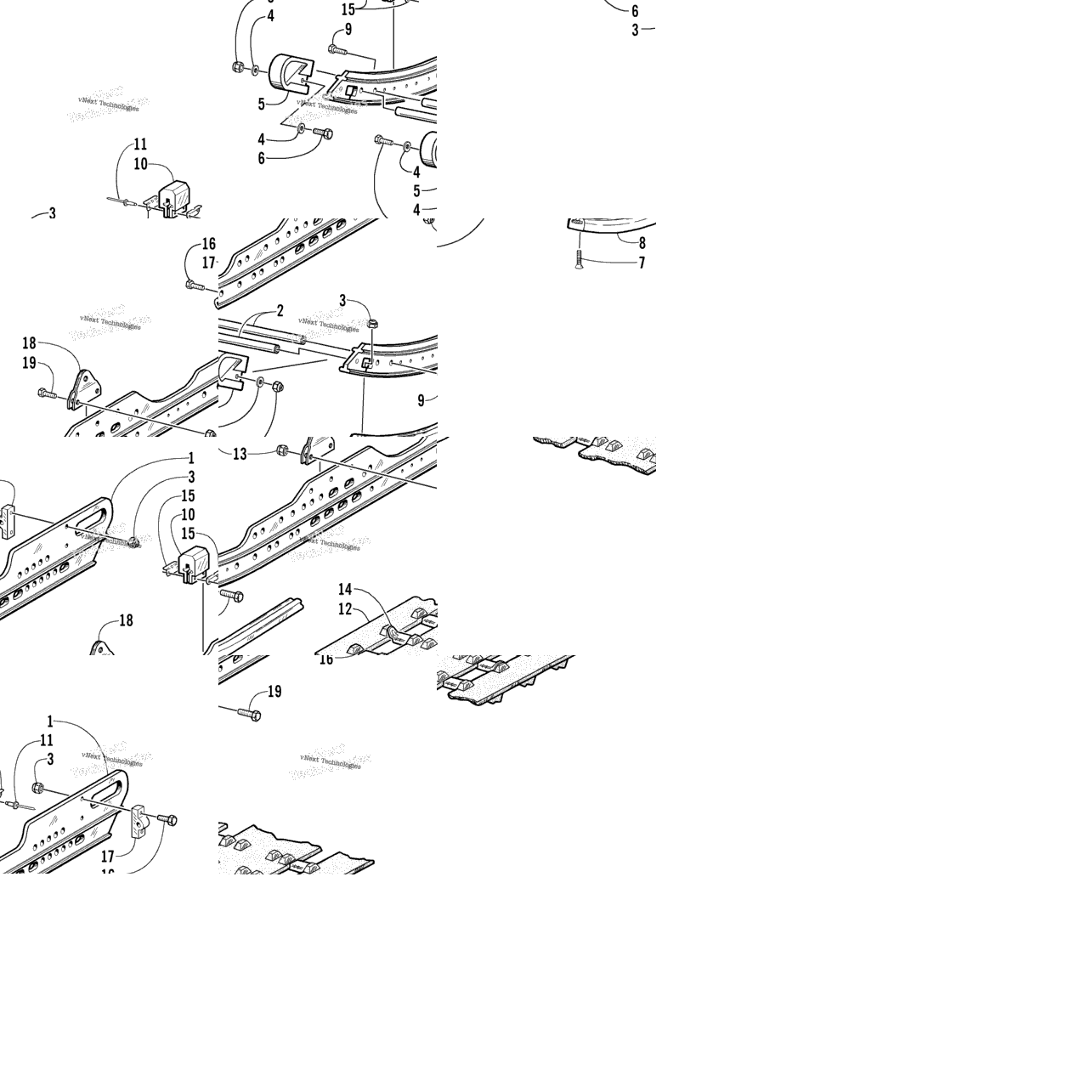 Slide Rail And Track Assembly