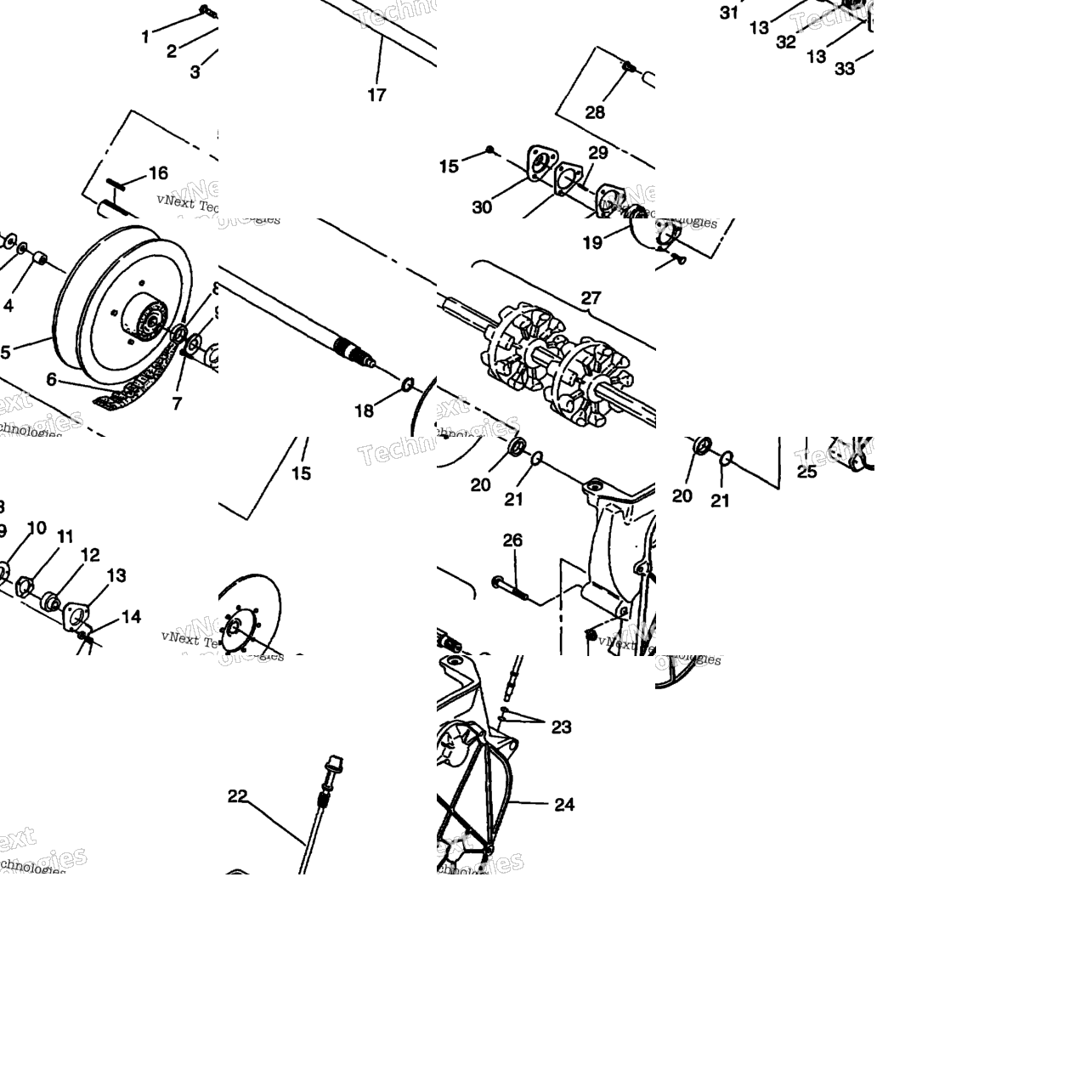 Drive Train 600 Xc 0971776 & European 600 Xc