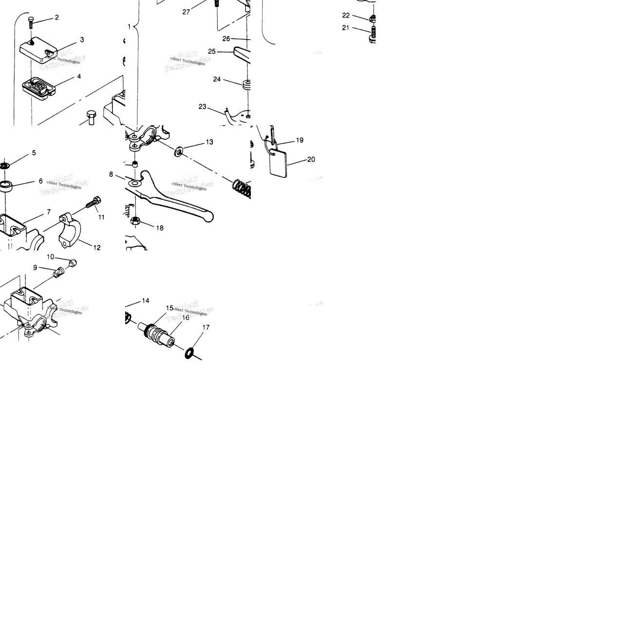 Master Cylinder 600 Xc 0971776 & European 600 Xc