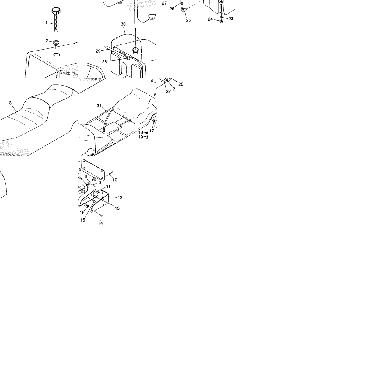 Seat & Gas Tank 099Et4es