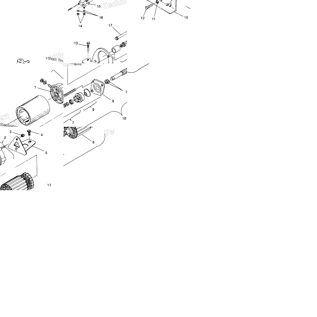 Starting Motor 099Et4as