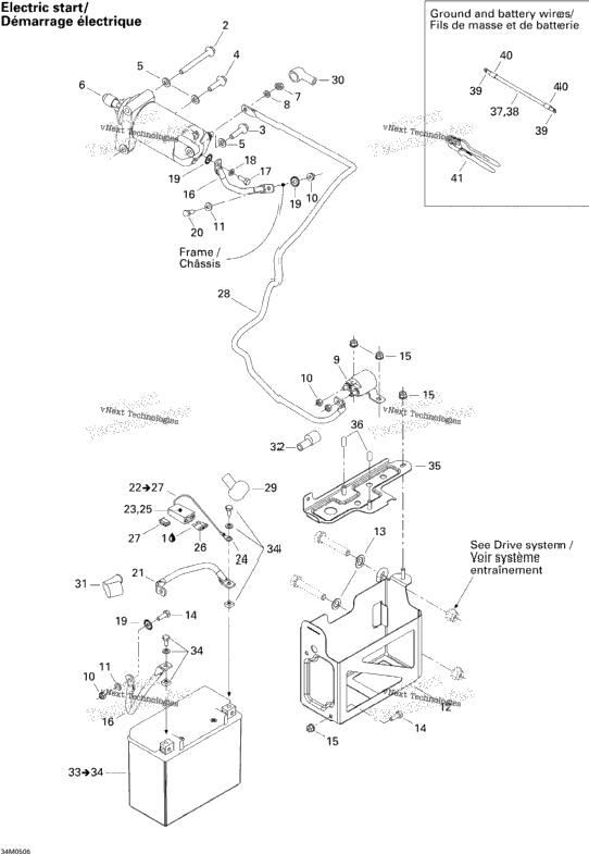 Battery And Starter