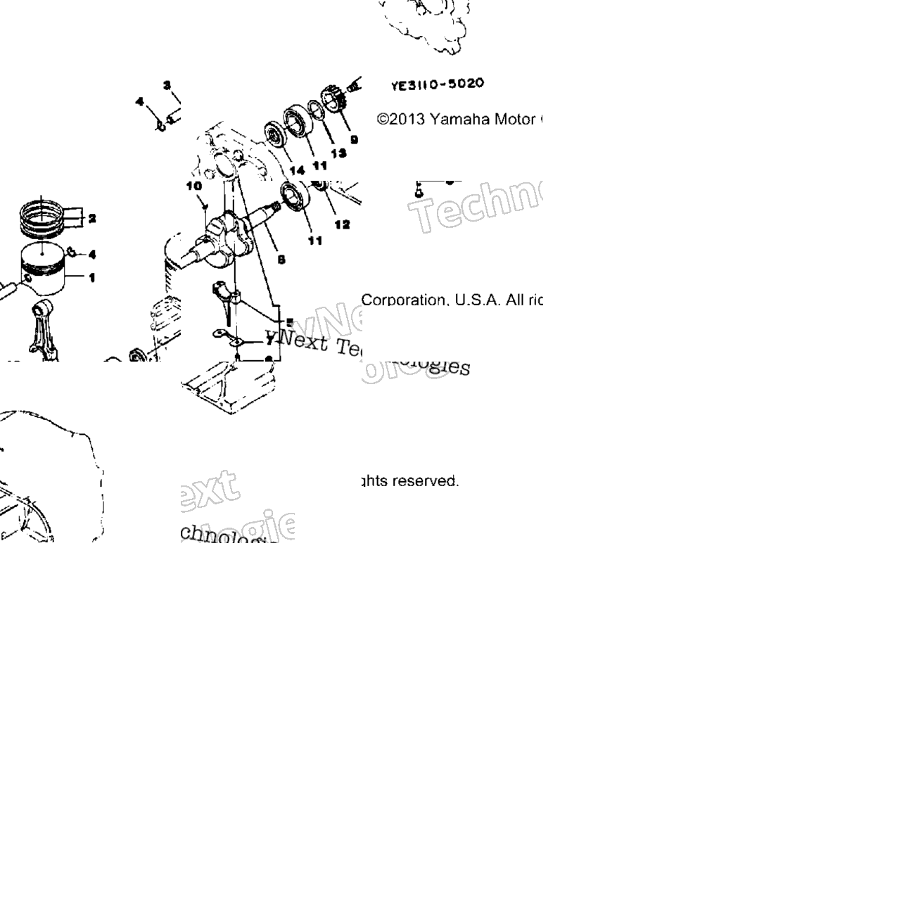 Crankshaft - Piston (Yp20g)