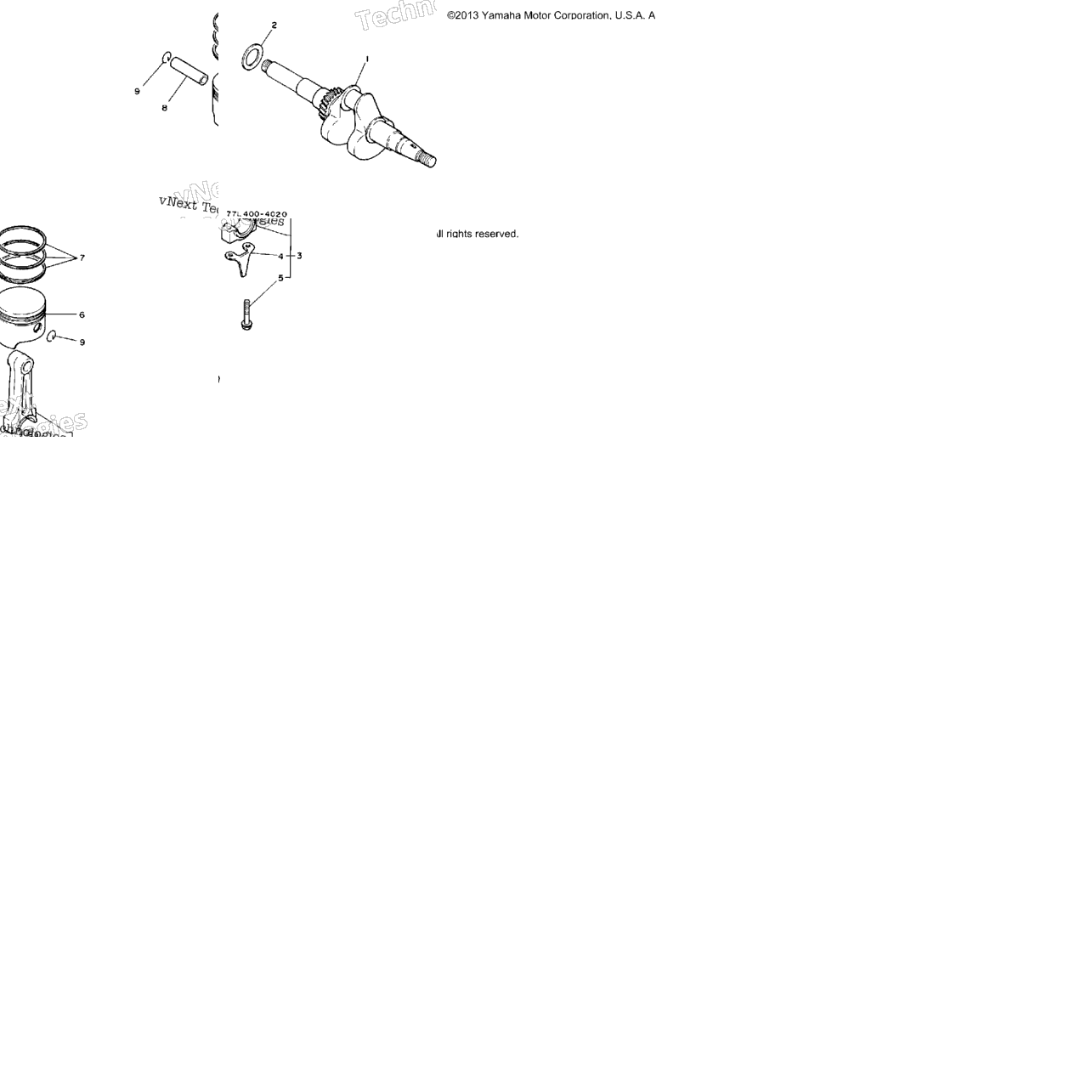 Crankshaft - Piston (Yp30g)