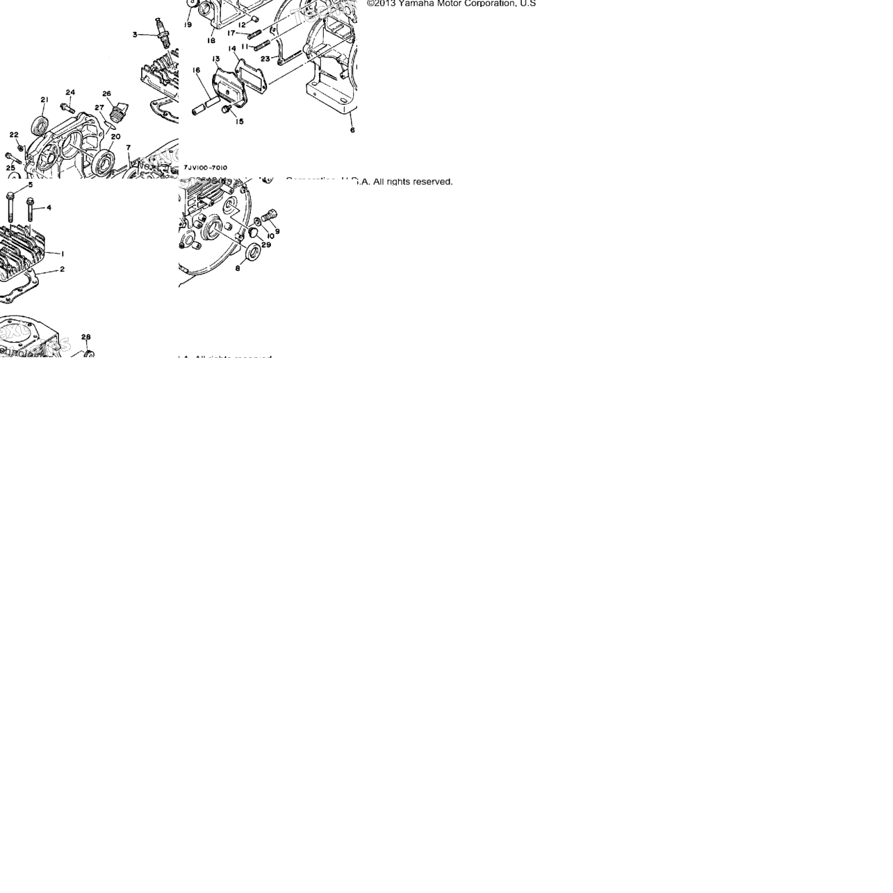 Cylinder - Crankcase (Yp30ga)