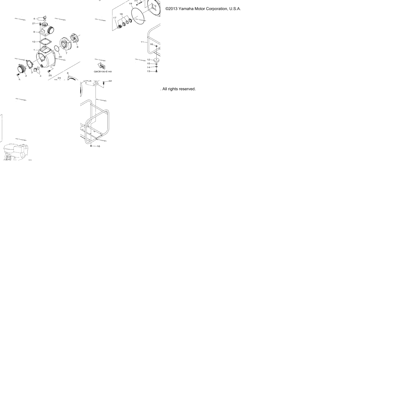 Water Pump 1 Yp20g Usa Can