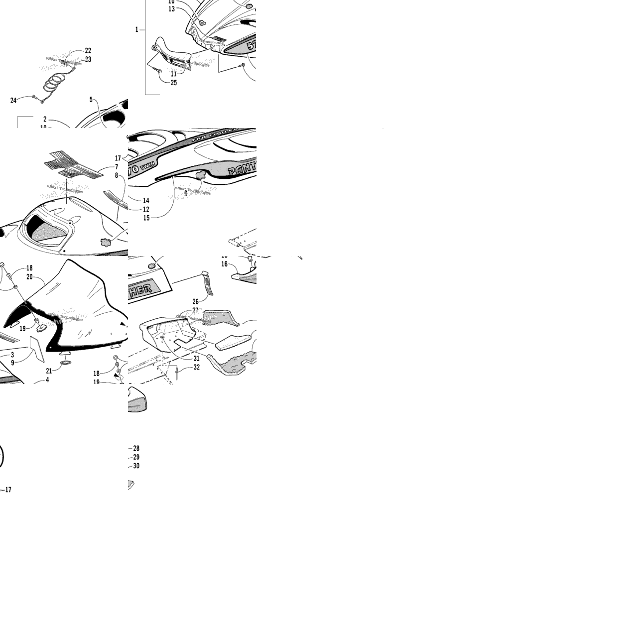 Hood And Windshield Assembly