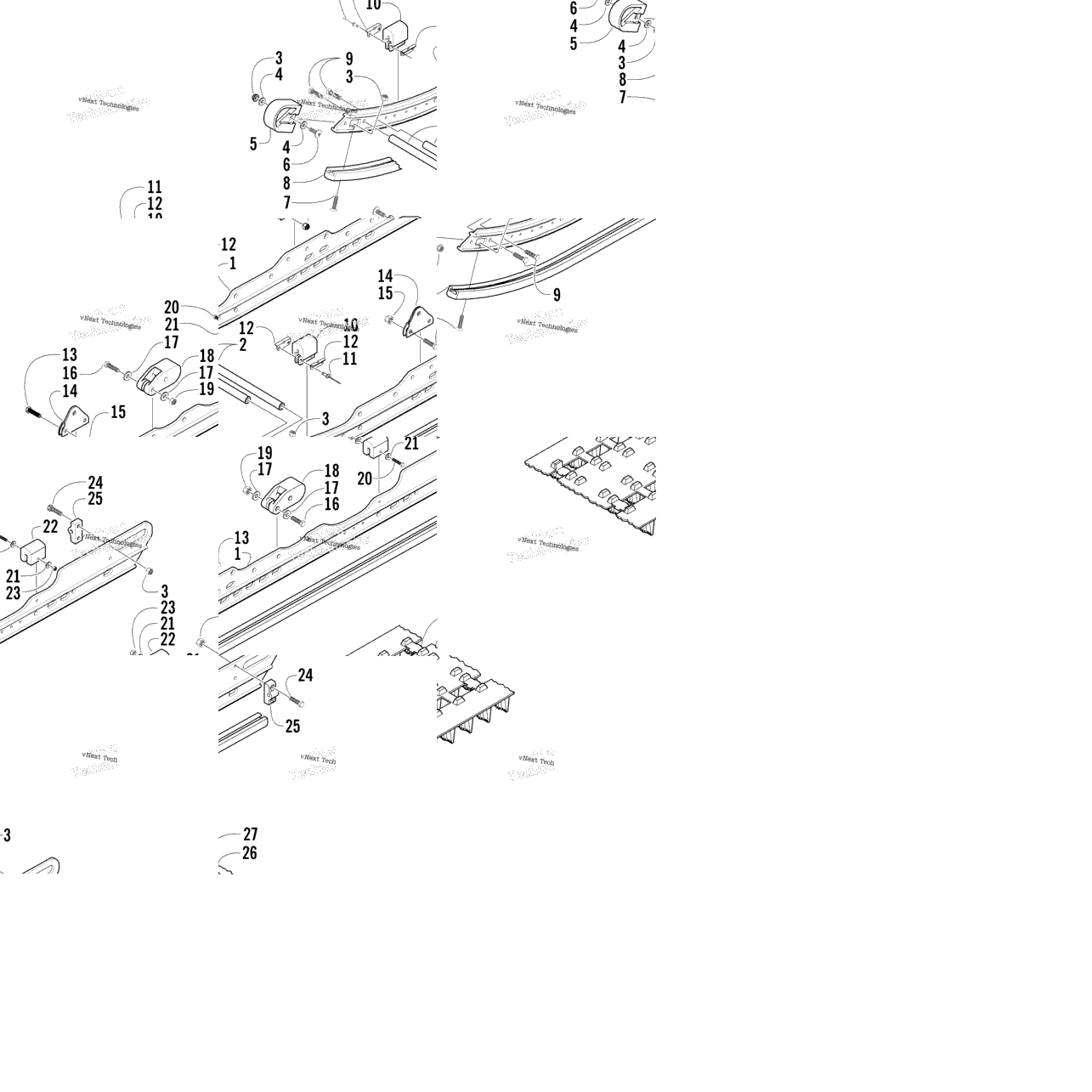 Slide Rail And Track Assembly