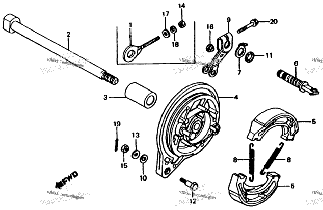 Rear Brake Panel