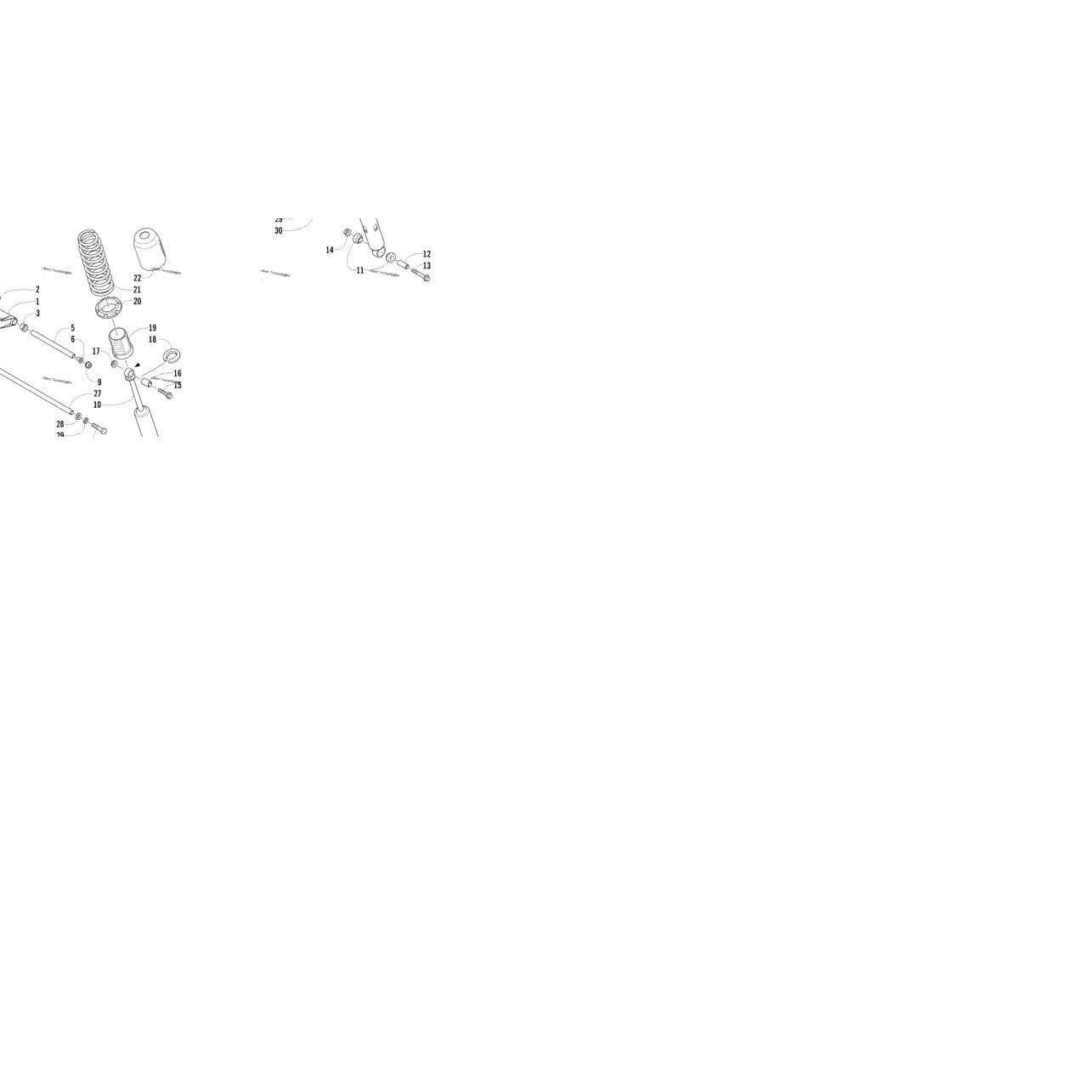 Rear Suspension Front Arm Assembly