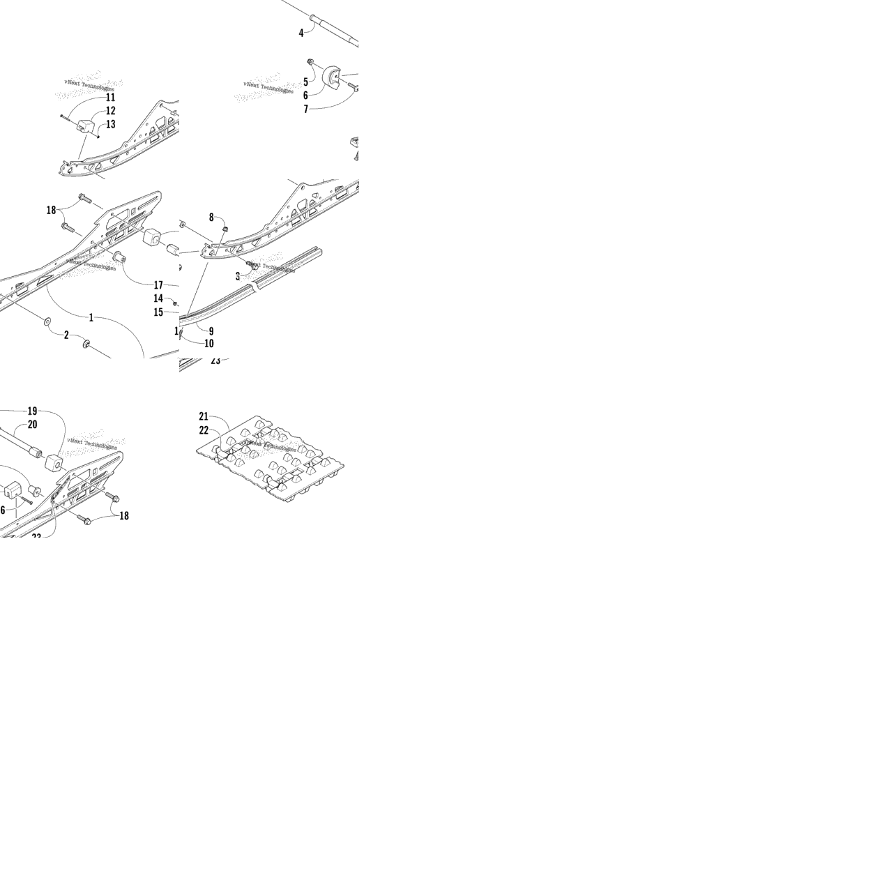 Slide Rail And Track Assembly
