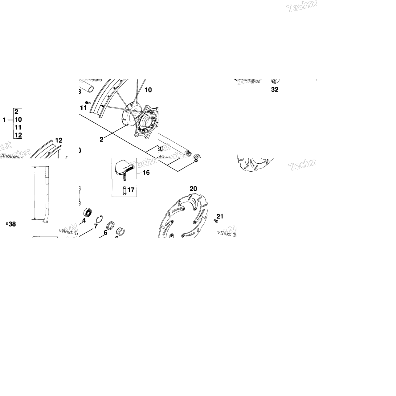 Front Wheel Mxc, Exc
