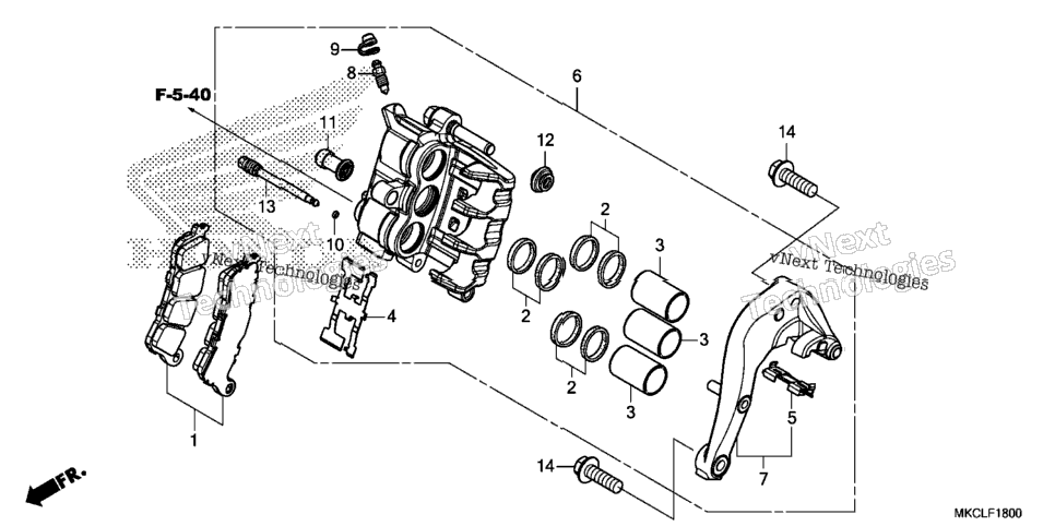 Rear Brake Caliper