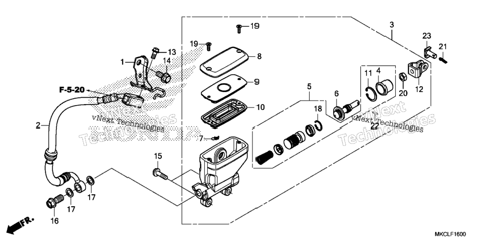Rear Brake Master Cylinder
